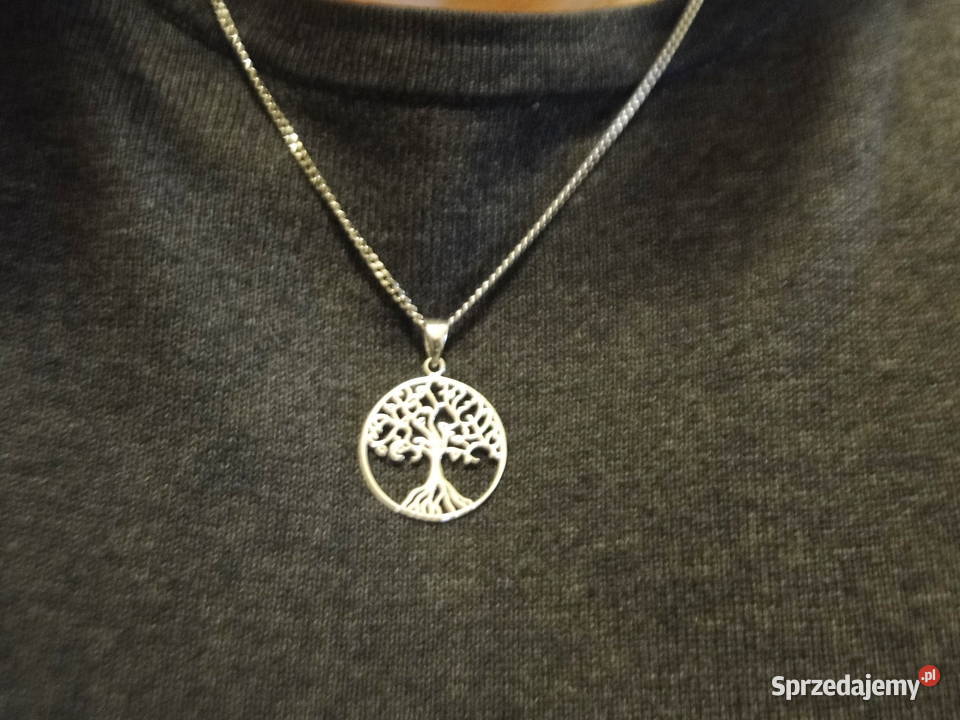 Masywny naszyjnik srebro 925 Uniseks Warszawa sprzedam