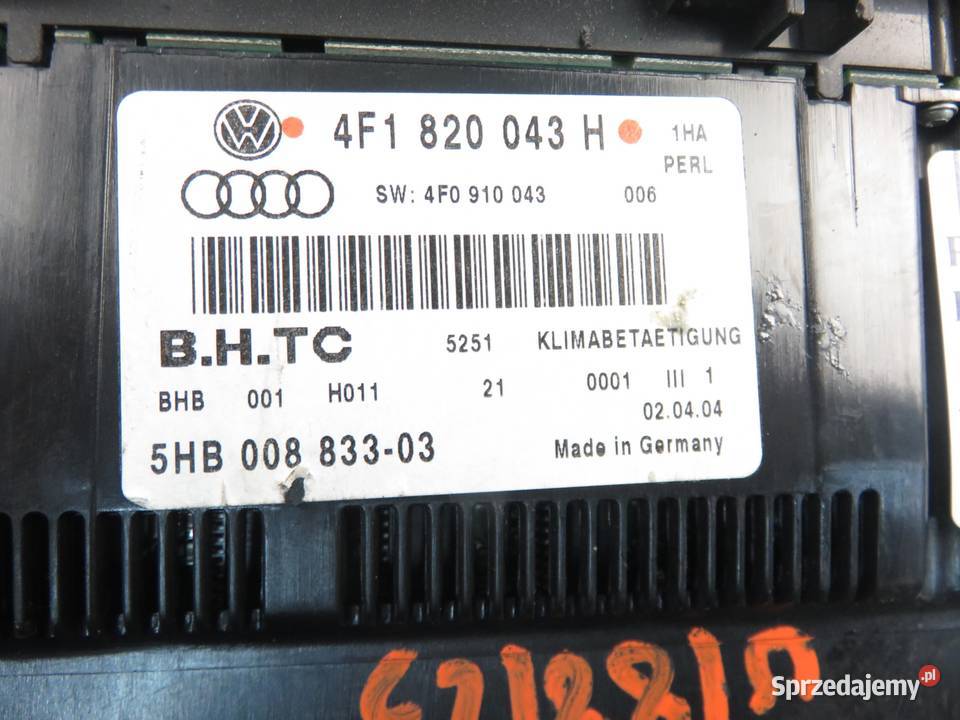 KLIMATRONIK AUDI A6 4F2 C6 4F1820043H sprzedam