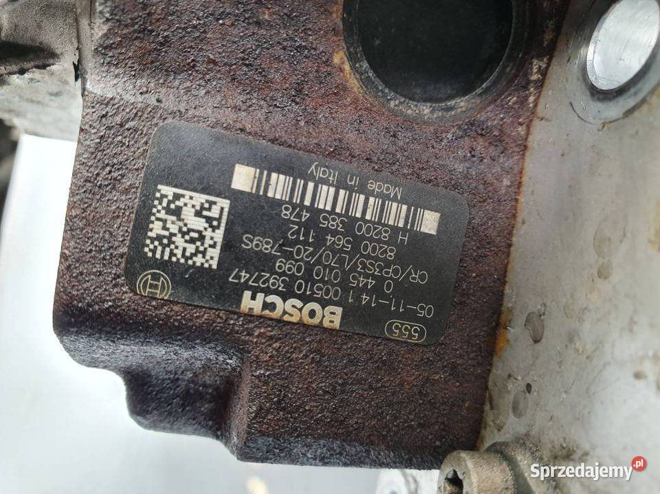 POMPA WTRYSKOWA RENAULT MEGANE II 8200564112 kujawsko-pomorskie Lipno