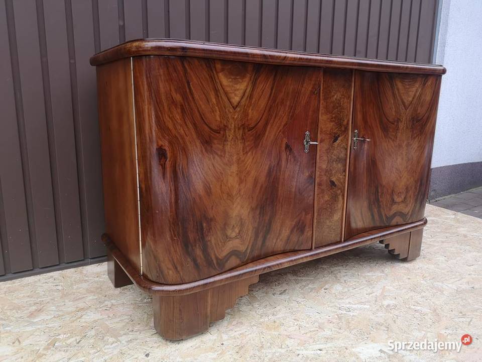 Komoda ARTDECO RTV Niska 120 Orzech Zgrabna