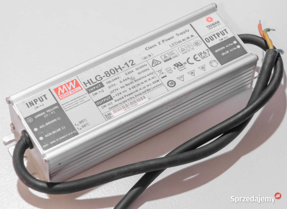 Sterownik Transformator Zasilacz LED Mean Well Częstochowa sprzedam