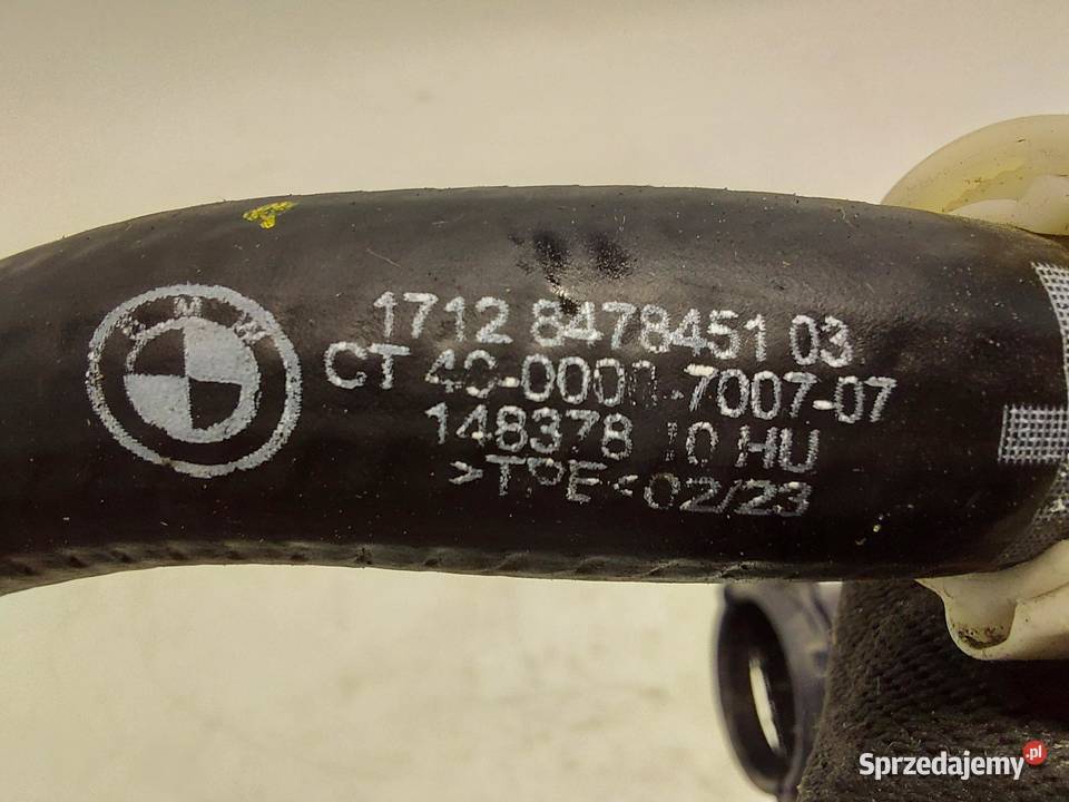BMW iX1 X1 U11 Przewód rura wody 8478451