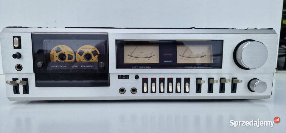 magnetofon Miida casette deck C2000 VU meter Magnetofony wielkopolskie