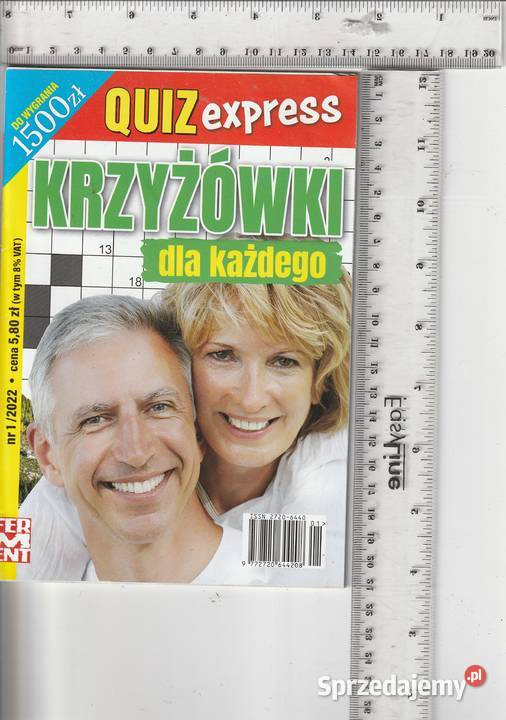 Krzyżówki Każdego Quiz Express 12022 Rok wydania 2022 Pruszków