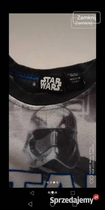 Bluzka Star Wars chłopiec Bluzki, koszulki i kaftaniki Moszczenica sprzedam
