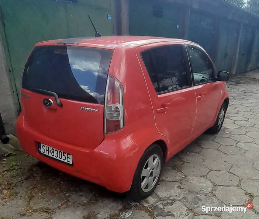 Subaru Justy IV czerwony Chorzów sprzedam