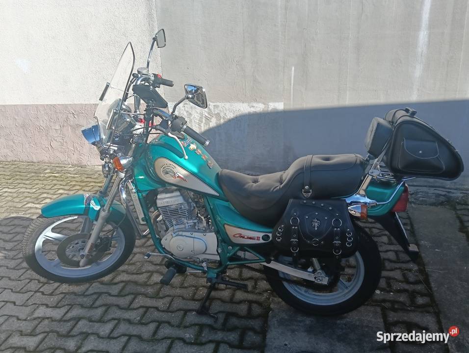Hyosung Cruise II GA 125 kufry Zawiercie sprzedam