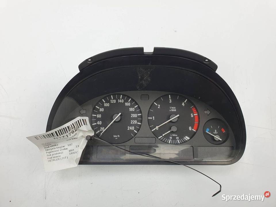 LICZNIK ZEGAR BMW E39 530D 6907018 osobowe Pozostałe Lipno