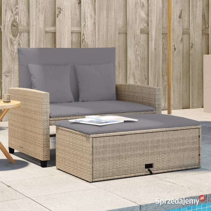vidaXL Sofa ogrodowa z poduszkami 2osobowa Dom i Ogród Warszawa