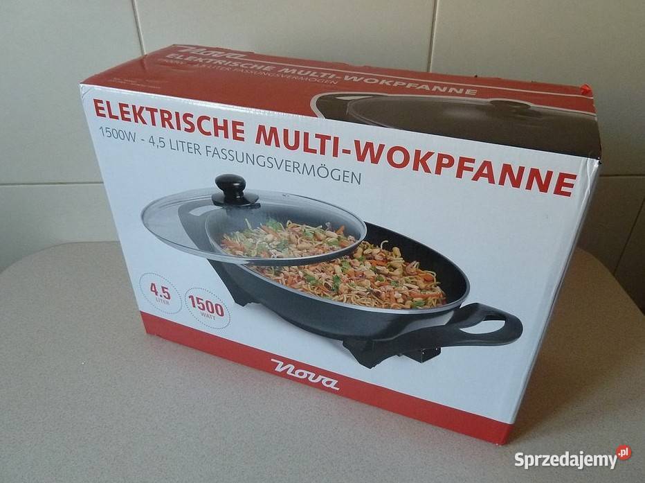 NOWA Patelnia Elektryczna WOK 1500 W GERMANY ro Rzeszów