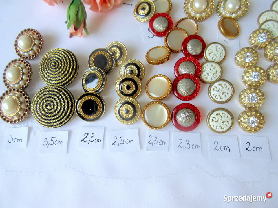 Guziki ozdobne retro Straszydle sprzedam