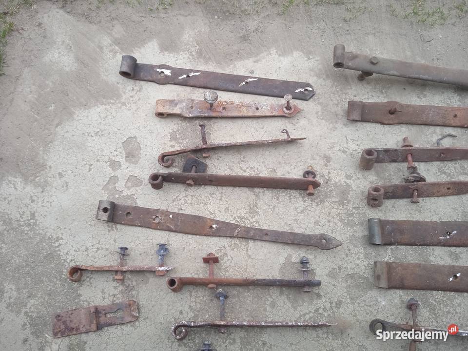 Stare kute zawiasy Antyki, Sztuka, Kolekcje Brodnica