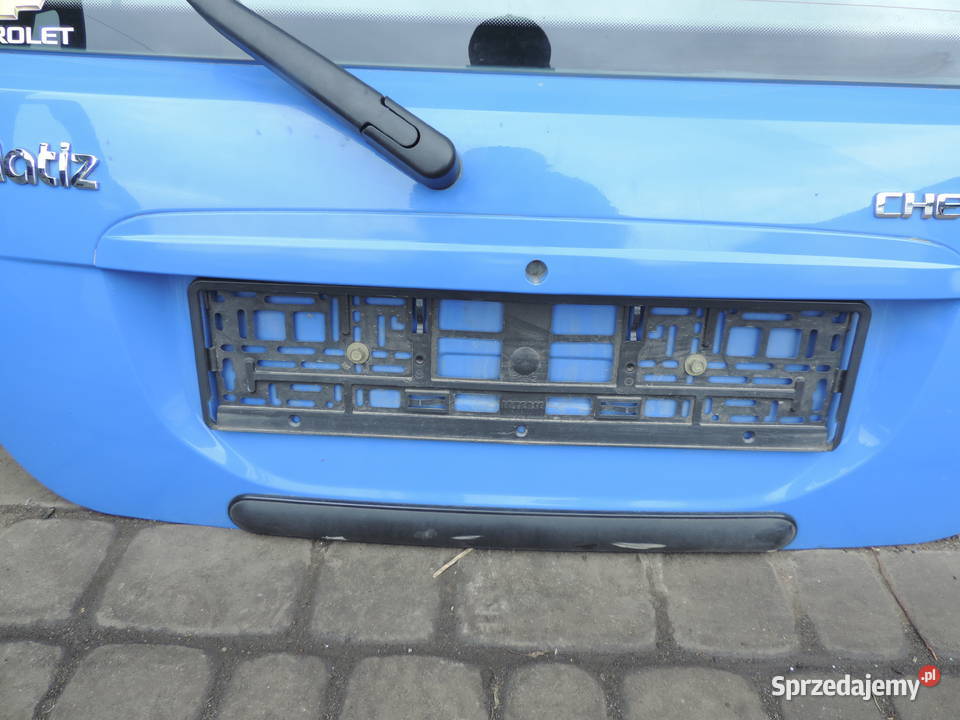 KLAPA BAGAŻNIKA TYŁ CHEVROLET MATIZ II 19U Nowy Sącz