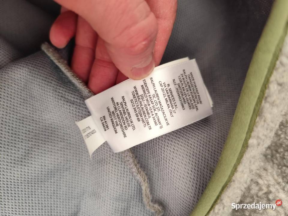 Bluza Kurtka męska Polo Ralph Lauren rozmiar SM szary/srebrny Ciechanów sprzedam