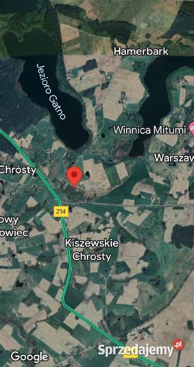 Duża działka pod rekreację Niedamowo
