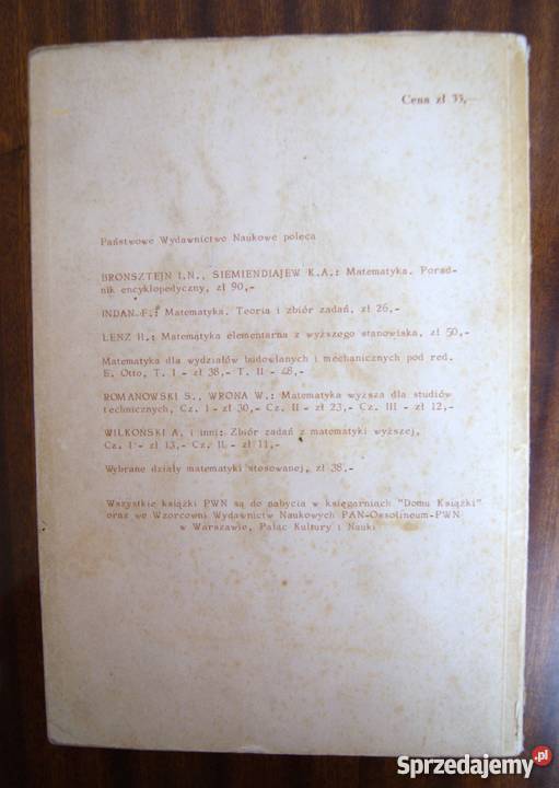 Zdzisław Opial Algebra wyższa Parczew