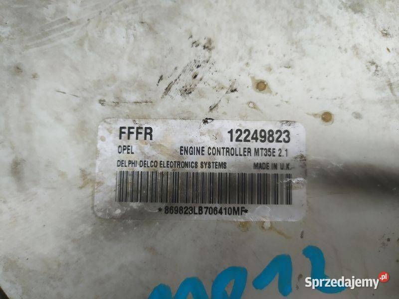 STEROWNIK SILNIKA KOMPUTER OPEL MERIVA A LIFT 16 Czujniki i sterowniki