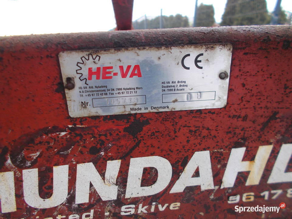 WAŁ FRONT HEVA 165 CAMBELLA Tuz HEVA pierścienie Wały kujawsko-pomorskie