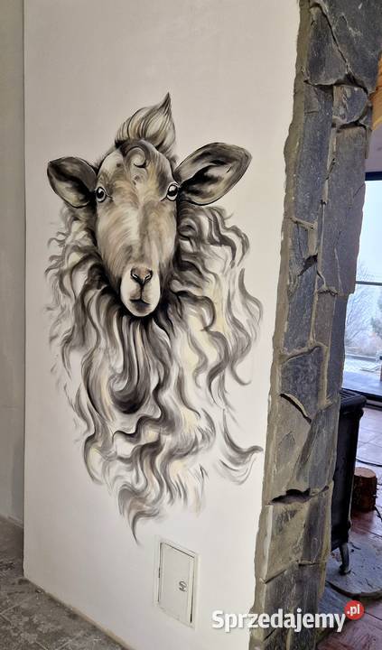 Maluję na ścianach lasy góry postacie bajkowe Laskowa