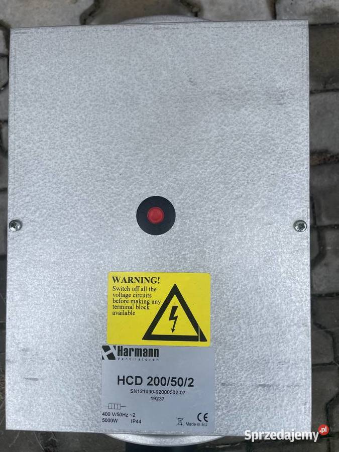 Elektryczna Nagrzewnica kanałowa 200 horman 5 KW sprzedam
