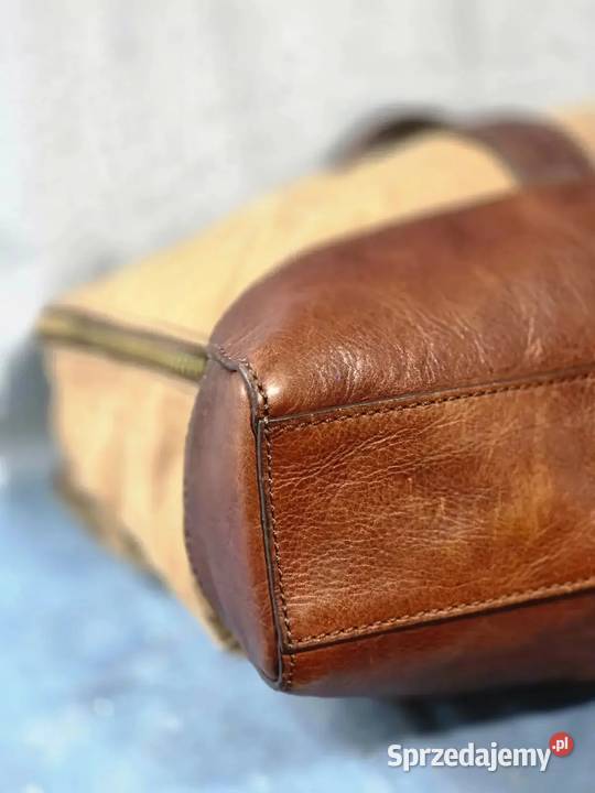 Torba Aktówka FOSSIL Vintage Skóra Naturalna i Uniseks Warszawa