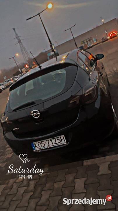 Opel Astra J Klucze