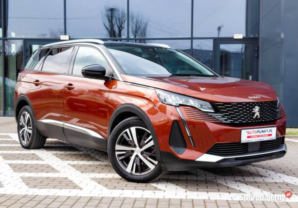 Peugeot 5008 2021r FV23 7 MIEJSC LED BLIS Kamera małopolskie Kraków