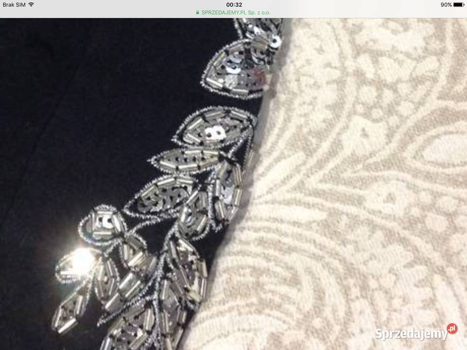 Koszulka Czarna Damska PIMKIE XS j Nowa Cekiny Nowa Sól