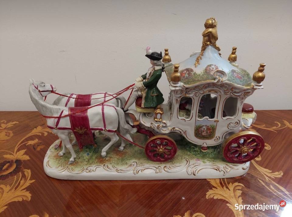 Scheibe Alsbach Porcelanowa Karoca z Figurkami Radom