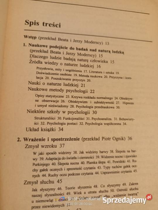 Psychologia księgarnia Praga Warszawa okazy Rok wydania 2009