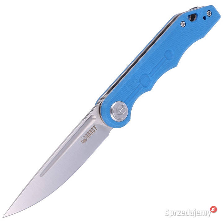 Nóż składany Kubey Mizo Blue G10 Satin 14C28N by Akcesoria, narzędzia i noże mazowieckie Warszawa