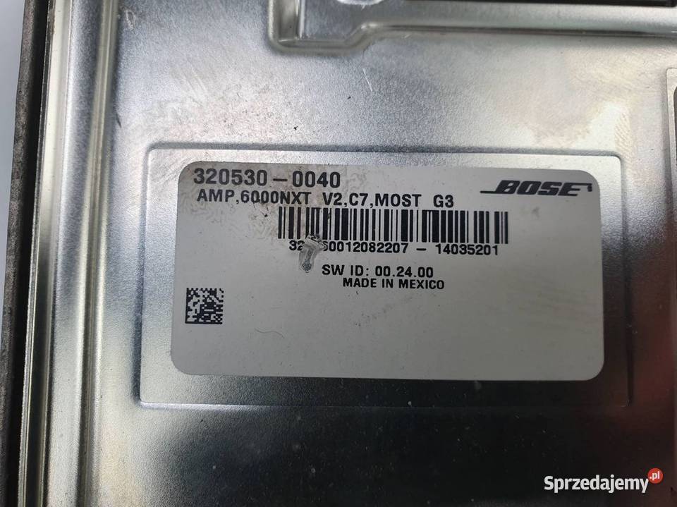 WZMACNIACZ AUDI A8 L D4 4G0035223C BOSE Lipno sprzedam