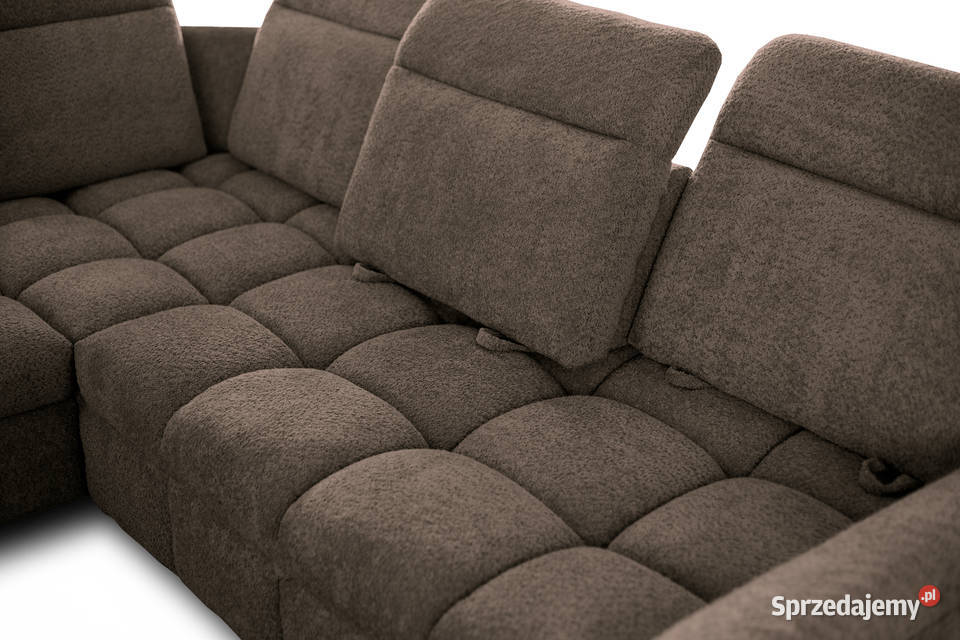 Duży narożnik Velo modne przeszycia ruchome Wrocław