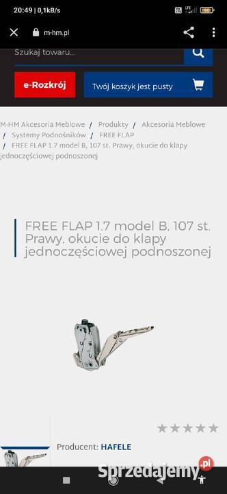 FREE FLAP 17 modB107 st sprzedam Wrocław