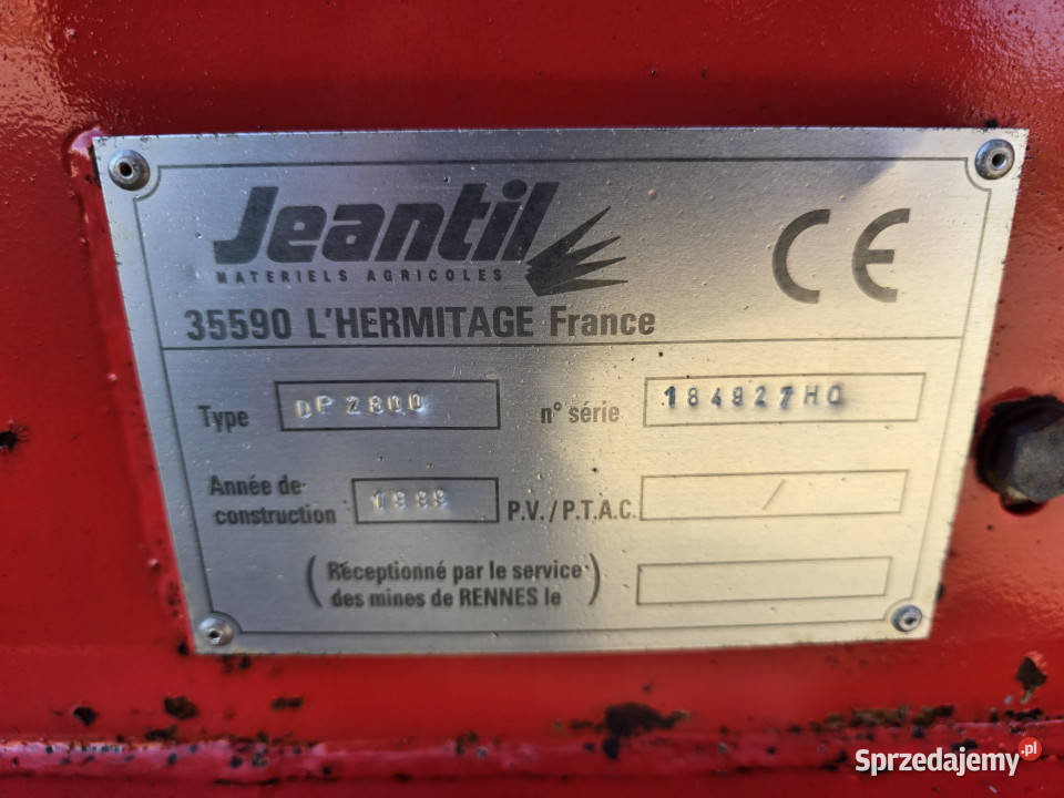Ścielarka JEANTIL DP 2800 Wizna