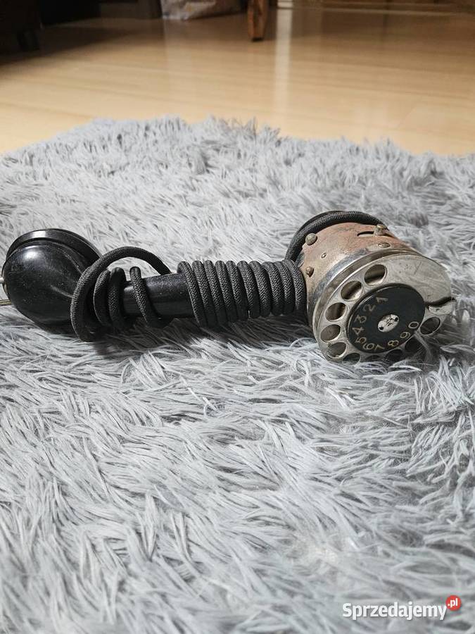 Telefon tarczowy PRL mazowieckie