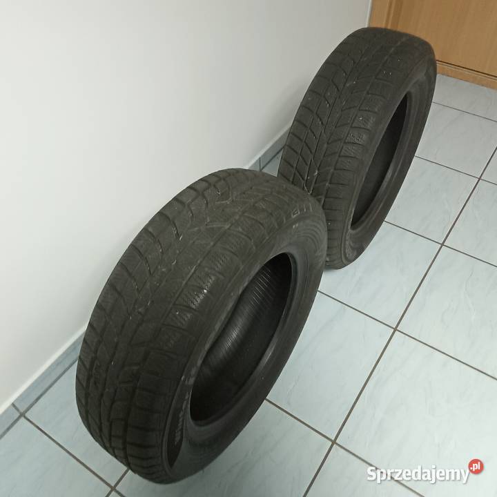 Opony zimowe 14 18565r14 2sztuki Hankook 72mm