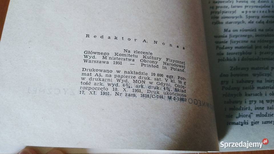 Zabawy i gry ruchowe na śniegu i lodzie Albin Gdańsk sprzedam