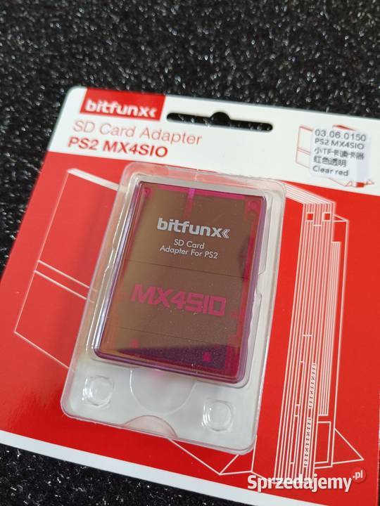 MX4SIO 2 microSD nowy czerwony PlayStation 2 mazowieckie Pruszków