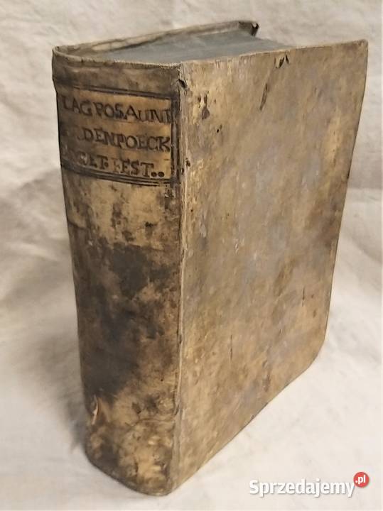 Prophetische KlagPosune in Sion Norymberga 1738r mazowieckie Warszawa