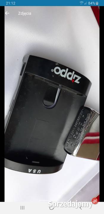 Zippo zapalniczka piękna benzyna 100 Oryg chrom Podkowa Leśna sprzedam