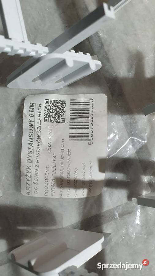 Krzyżyki dystansowe 6mm do Luksfery pustaków śląskie