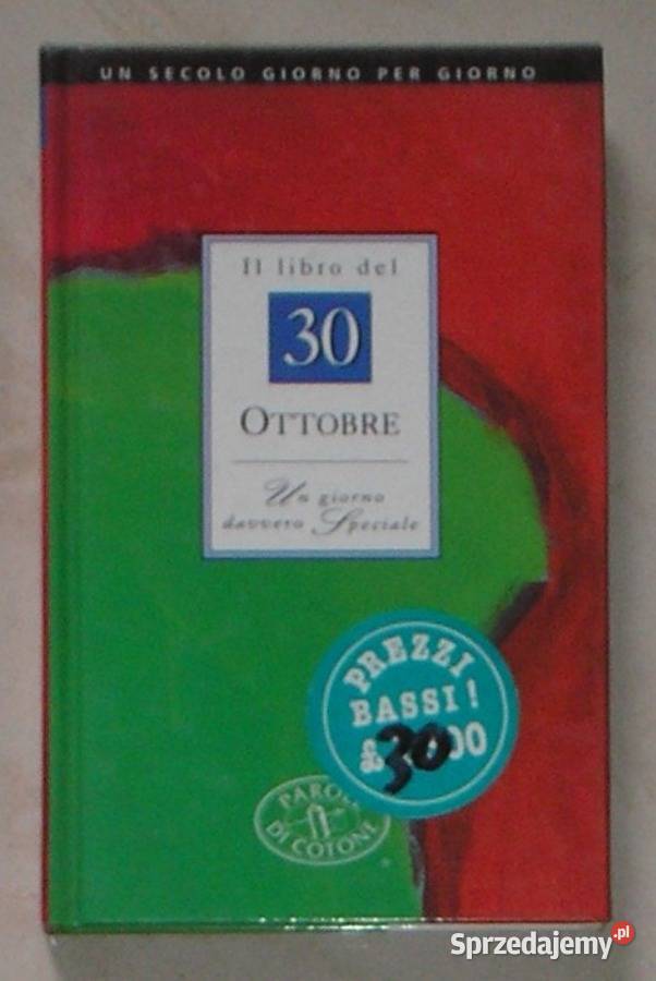 Il libro del 30 ottobre Wydarzenia 30 Kraków
