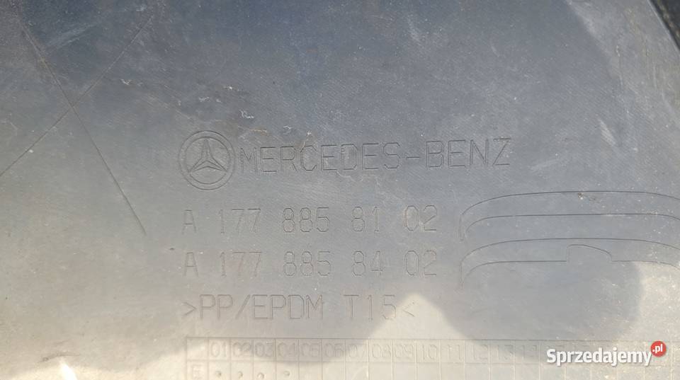 Mercedes A klasa W177 DOKŁADKA SPOILER DYFUZOR Karoseria Ruda Śląska