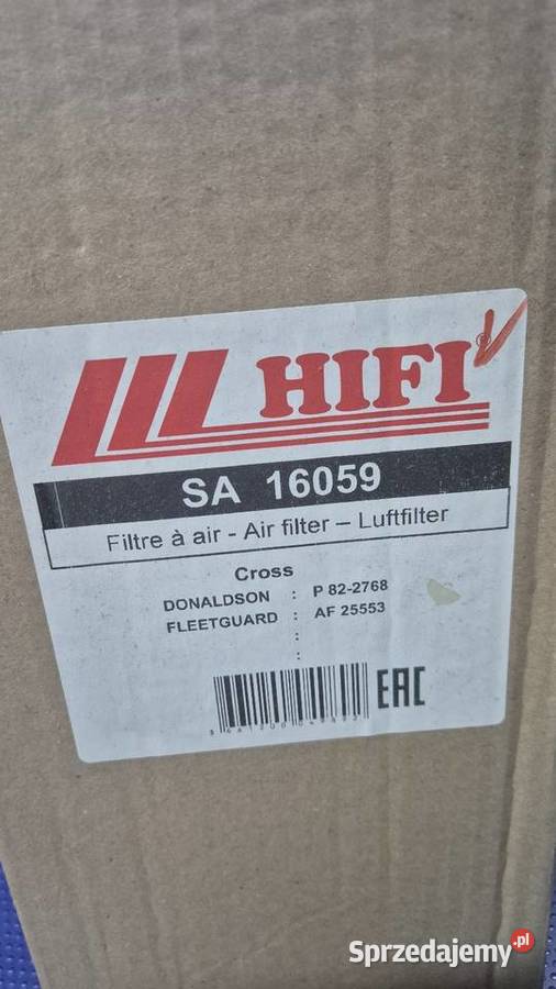 Filtr powietrza wstępny SA16059 Zamość