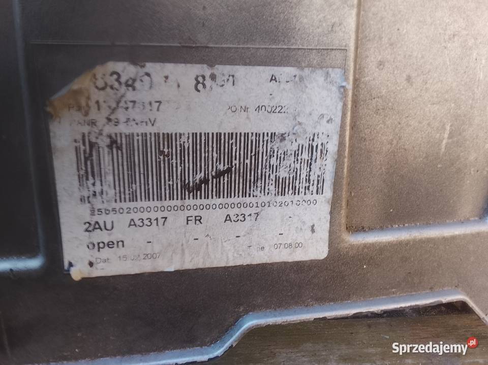 Skorupa zderzaka astra 2007r nowa Nowy Targ