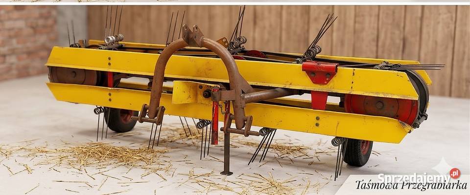 Przegrabiarka Taśmowa przetrząsarko zgrabiarka nieuszkodzony