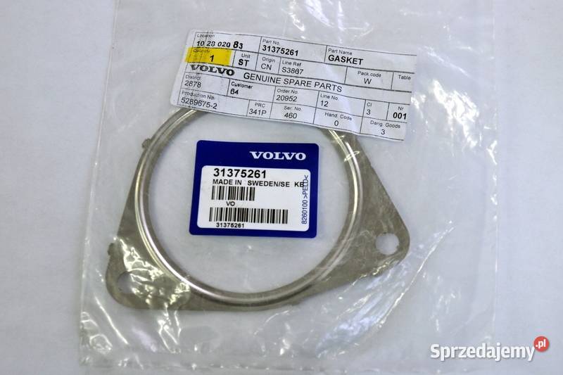 VOLVO uszczelka wydechu 31375261 OE dolnośląskie Bielany Wrocławskie sprzedam