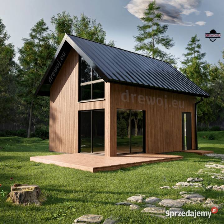Nowoczesna stodoła Szkielet domku 35m2 na Skomielna Czarna