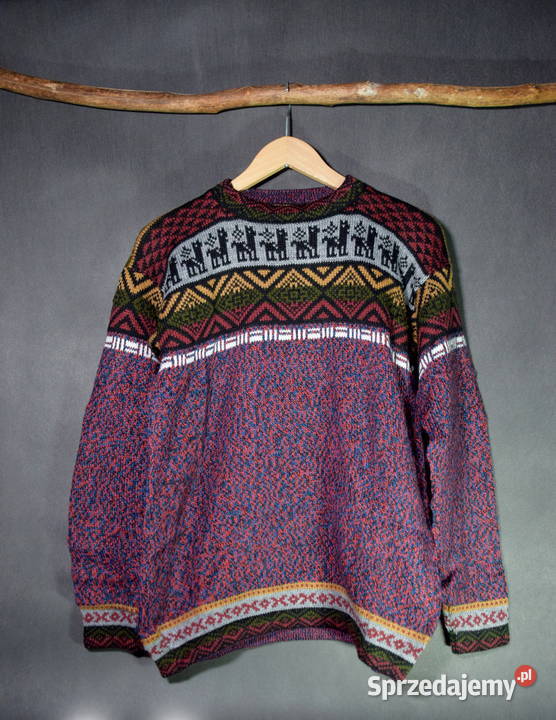 Peruwiański Ciepły Sweter Unisex Alpaka Kudowa-Zdrój